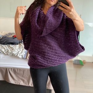 Free People sweater or sweater dress w cowl neck